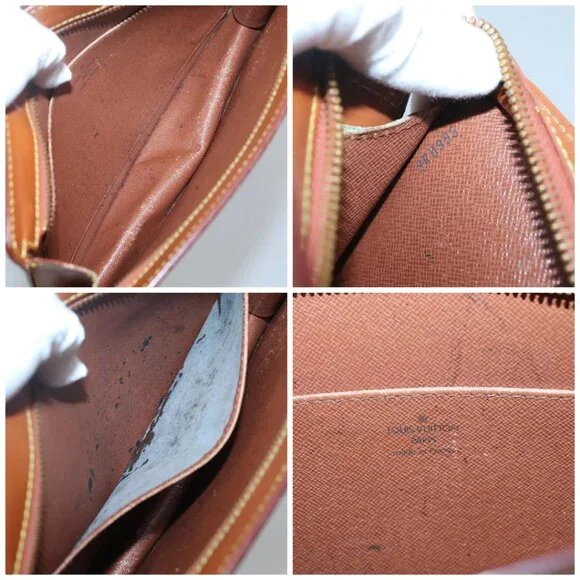 LOUIS VUITTON Epi Pochette Homme Clutch Bag Zipangu Gold M52528 LV Auth 126195 - Picture 15 of 16